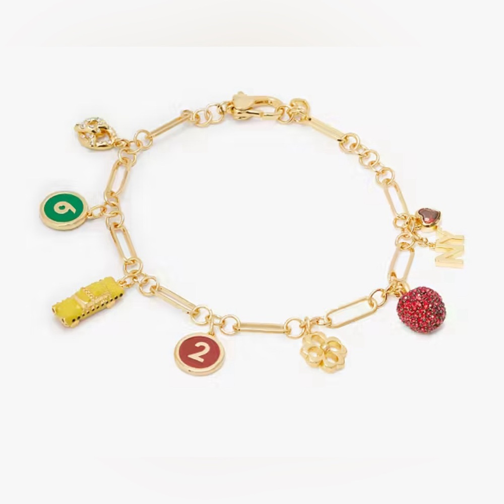 Kate Spade New York New York Minute Nyc Charm Bracelet nwt